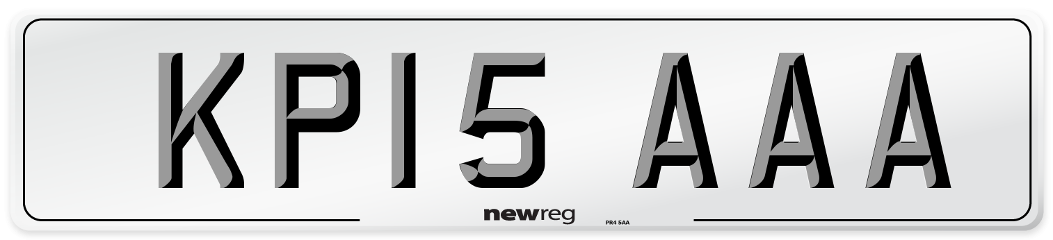 KP15 AAA Number Plate from New Reg